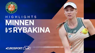 Greet Minnen vs Elena Rybakina | Round 1 | French Open 2024 Highlights 🇫🇷