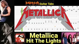 Hit The Lights - Metallica - Guitar + Bass TABS Lesson