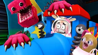 GAWAT!! MOMON & ATUN KABUR DARI KEJARAN BOXY BOO YANG MENGERIKAN ft @BANGJBLOX | ROBLOX