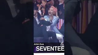 Seventeen's reaction on monsta x ending performance @MAMA2017