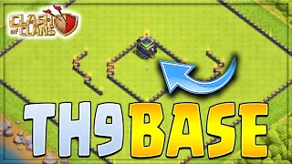 BEST TH9 BASE with LINK (2023) Clash of Clans