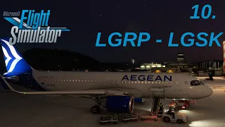 MSFS | Greece Tour Leg 10 | Rhodes - Skiathos | Aegean Airlines | A320neo