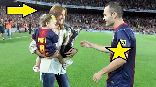 Andres Iniesta and his family 2017 HD