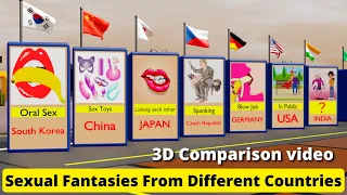 Popular Sexual Fantasies From Different Countries || Insane data