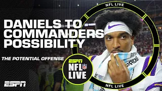 Kliff Kingsbury & the Commanders would do Jayden Daniels a DISSERVICE if they did this 👀 | NFL Live