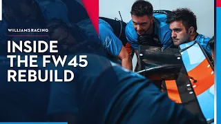 Rebuilding a DAMAGED F1 Car 😲 | Williams Racing