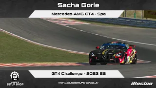 iRacing - 23S2 - Mercedes-AMG GT4 - GT4 Challenge - Spa - SG