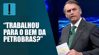 "Fez um leilão em troca de apoio no parlamento", diz Bolsonaro, sobre origem do Petrolão de Lula