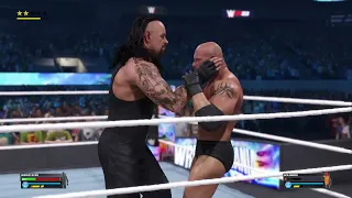 WWE 2K23  WrestleMania  Full Match The Undertaker vs Goldberg. 2k23 Gameplay