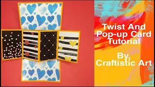 DIY Twist and Pop-up Card Tutorial | How To Make Twist and Pop-up Card