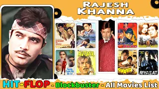 Rajesh Khanna Hit and Flop All Movies List & Box Office Collection | R. Khanna All Films Name List.