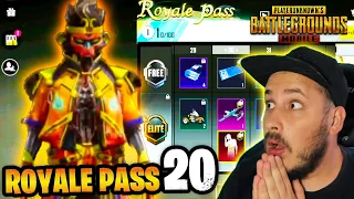 КУПИ УЖЕ СЕГОДНЯ РОЯЛ ПАСС 20 В ПУБГ МОБАЙЛ 🔥 ROYALE PASS 20 PUBG MOBILE