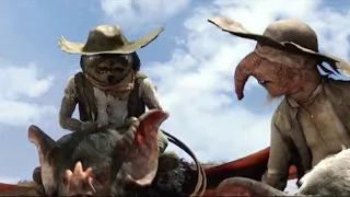 RANGO fight for water scene