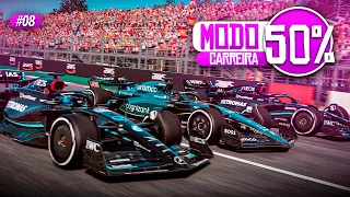 F1 23 - MODO CARREIRA - GP DA ESPANHA 50% - BRIGAS INTENSAS ENTRE OS LÍDERES! - EP 008