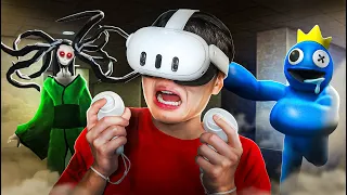 I played the SCARIEST games on Roblox VR