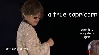 kim taehyung is our capricorn king