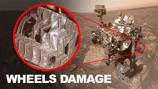 Curiosity Rover's Wheels Wearing Out - Wheel Damage Getting Worse