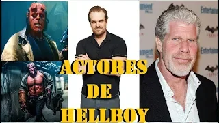 Actores de hellboy | David Harbour | Ron Perlman