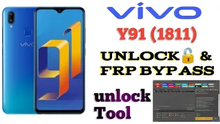 Vivo Y91 (1811) Unlock 🔓 and Frp bypass with unlock tool || Vivo All model unlock by Unlock tool