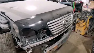 Замена порогов на а/м Toyota Land Cruiser - 100 ( Lexus LX - 470).