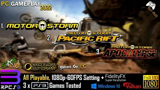 MotorStorm Games PC Gameplay | RPCS3 | Full Playable | PS3 Emulator | 1080p60FPS | 2022 Latest