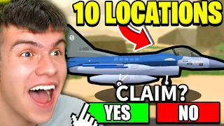 How To FIND ALL 10 F16 PART LOCATIONS In Roblox Military Tycoon! SPEC-OPS THE RIVETER II QUEST!