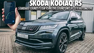 VERGLEICH: SKODA SOUND GENERATOR VS CETE SOUNDMODUL | Kodiaq RS 2019 Soundsystem