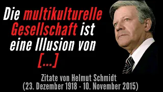 Helmut Schmidt: Bemerkenswerte Zitate des parteiübergreifend respektierten SPD-Altkanzlers