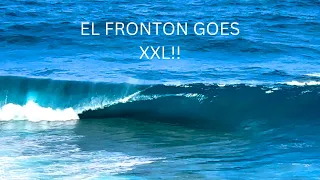 EL FRONTON GOES XXL // MASSIVE SWELL IN CANARY ISLANDS