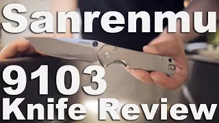 Sanrenmu  Land 9103 Knife Review.  A $15 budget blade with Sandvik.