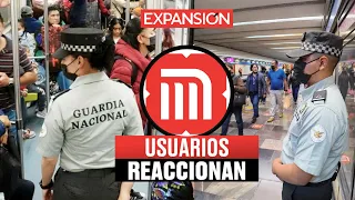 Así REACCIONAN los USUARIOS del METRO por PRESENCIA de la GUARDIA NACIONAL | ÚLTIMAS NOTICIAS