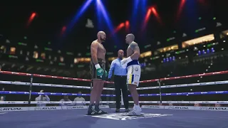 Tyson Fury vs Oleksandr Usyk Undisputed Fight AI Simulation #tysonfury #oleksandrusyk