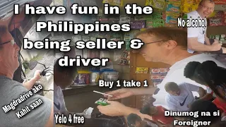 Ang tindero na  Foreigner at Tricycle Driver