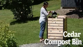 A Closer Look at The Cedar Compost Bin | Gardener's Supply