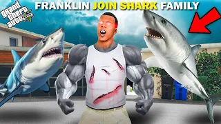 Franklin Join Shark Family in GTA 5 ! | Techerz