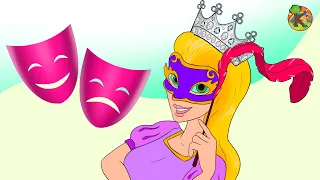 الأميرة ربانزل الممثلة | الحلقة 4 ( Rapunzel )  مغامرات KONDOSAN قصة رسوم متحركة  فيلم كرتون