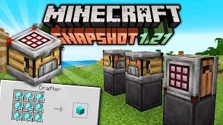 Le Crafter⚒️:  L'Auto CRAFT sur Minecraft Vanilla❗- Minecraft 1.21: Snapshot 23w42a