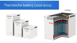 Thermische batterij / zout accu (Flamco / Sunamp)
