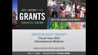 Greenlight Grant Webinar - Fiscal Year 2023