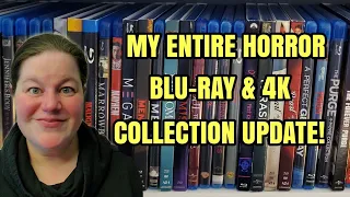 MY ENTIRE HORROR BLU-RAY AND 4K COLLECTION!!! | October 2023 Update