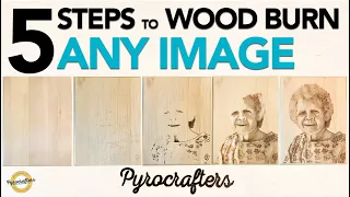 5 Steps to Wood Burn any Image |  Wood Burning Techniques