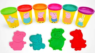 Let’s Craft Peppa Pig's Family & Learn Count 1-20 with Play-Doh 🐷 Colors and Numbers for Toddlers