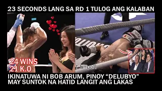 23 SECONDS IN RD 1 TULOG KALABAN! PINOY “DELUBYO” MAY SUNTOK NA HATID AY LANGIT SA KALABAN