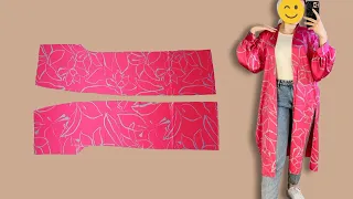 It is very easy to sew a beautiful kimono