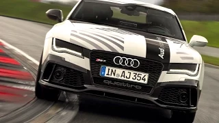 AUDI RS7 NO DRIVER 149mph! Audi Self Driving Car High Speed Full Lap Race Track CARJAM TV 4K 2015