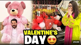 Surprise Valentine For Emaan♥️She's Happy Allhumdulilah...🙏 @rajabbutt94