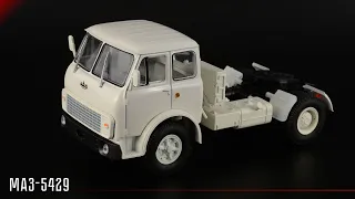 Truck tractor MAZ-5429 1977 • Our auto industry • Scale models of trucks of the USSR 1:43