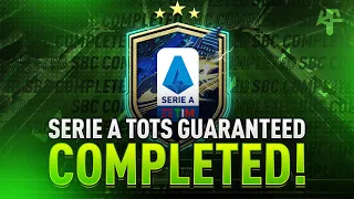 Serie A TOTS Guaranteed SBC Completed - Tips & Cheap Method - Fifa 21