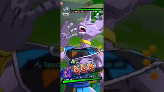 (BLU SP) God of Destruction Beerus | God Ki of Destruction + Hakai (Non-LF) | DB Legends | New 2022