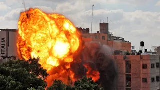 Israeli Airstrikes hit Hamas-linked Compound in Gaza City